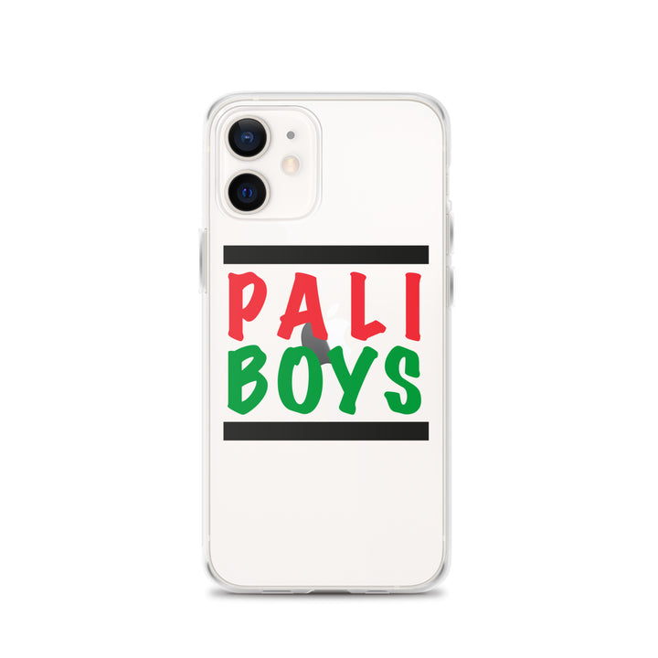 Clear Case for iPhone® - Palestinian Boys, iPhone iPhone 12 Case On Phone