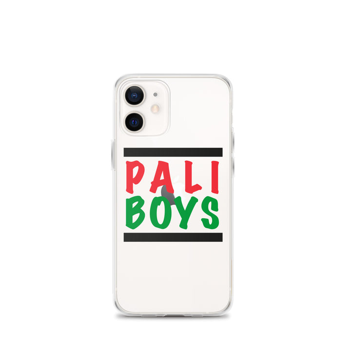 Clear Case for iPhone® - Palestinian Boys, iPhone iPhone 12 Mini Case On Phone