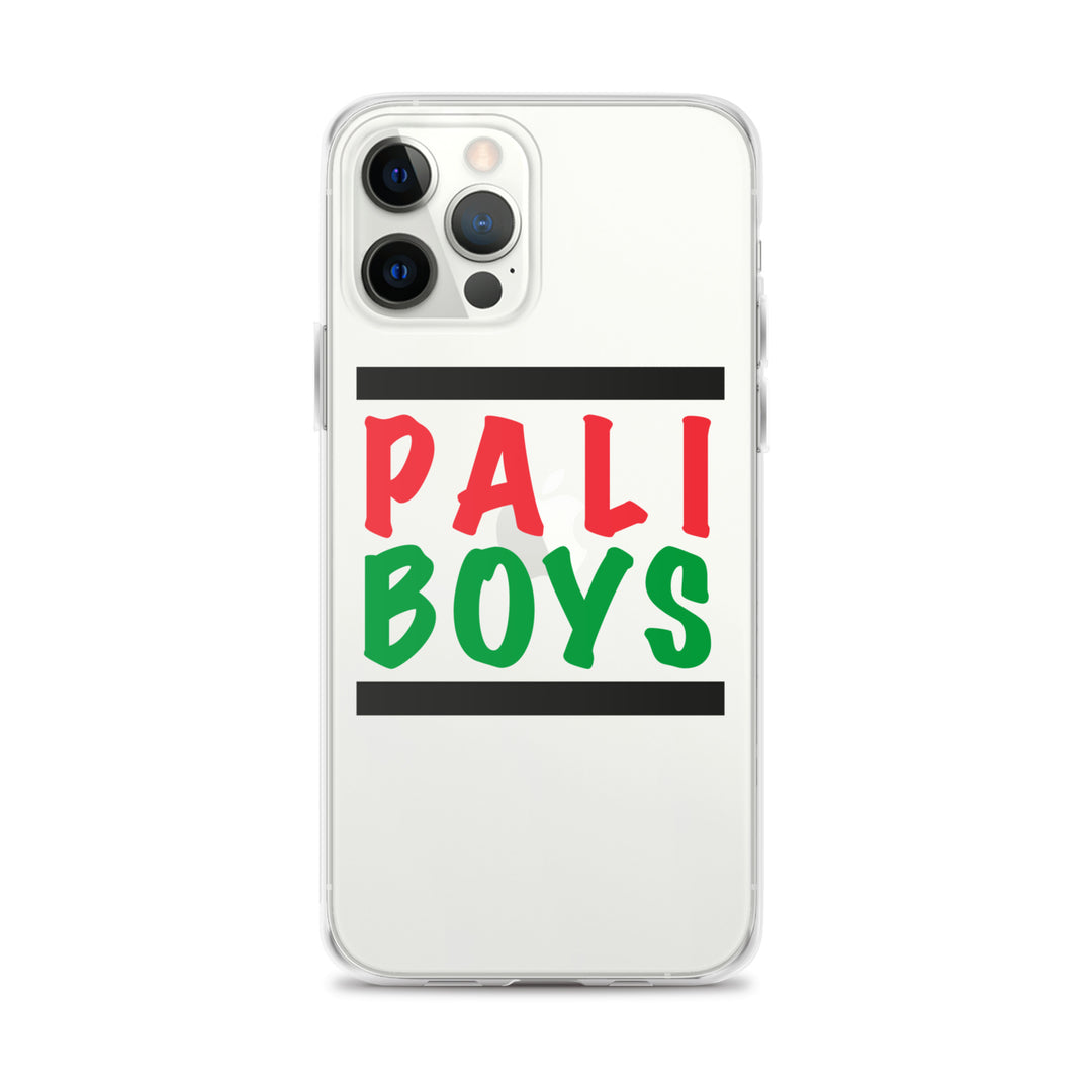 Clear Case for iPhone® - Palestinian Boys, iPhone iPhone 12 Pro Max Case On Phone