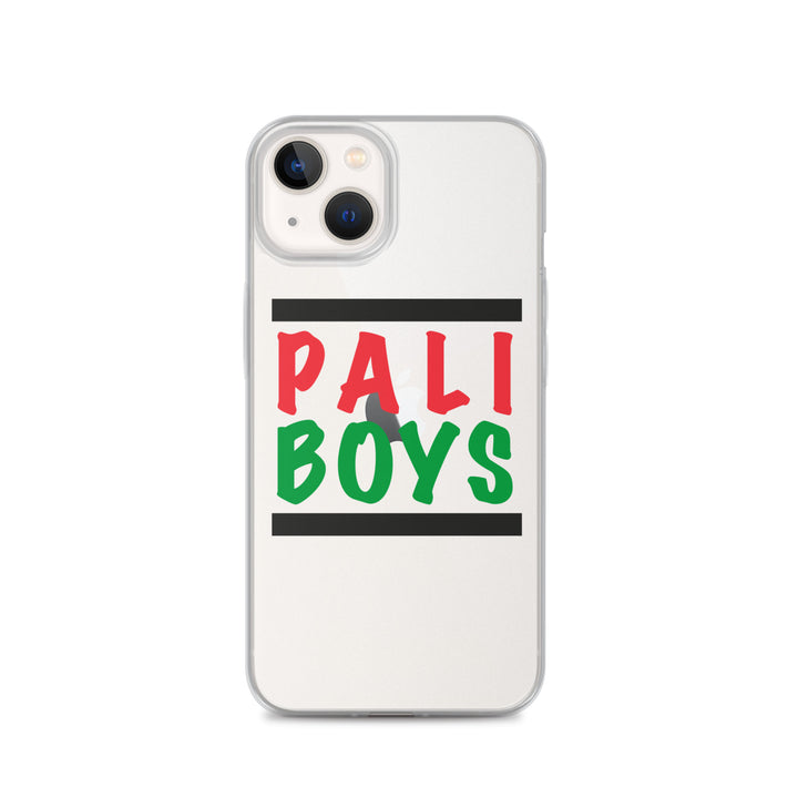 Clear Case for iPhone® - Palestinian Boys, iPhone iPhone 13 Case On Phone
