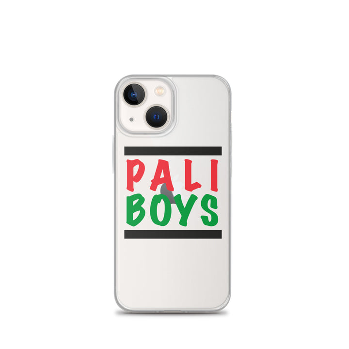Clear Case for iPhone® - Palestinian Boys, iPhone iPhone 13 Mini Case On Phone