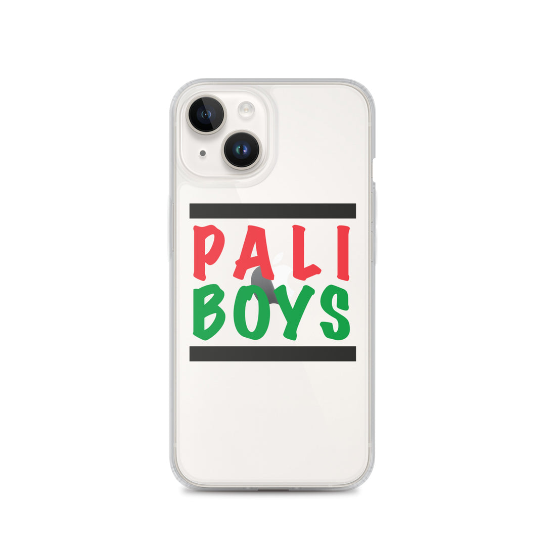 Clear Case for iPhone® - Palestinian Boys, iPhone iPhone 14 Case On Phone