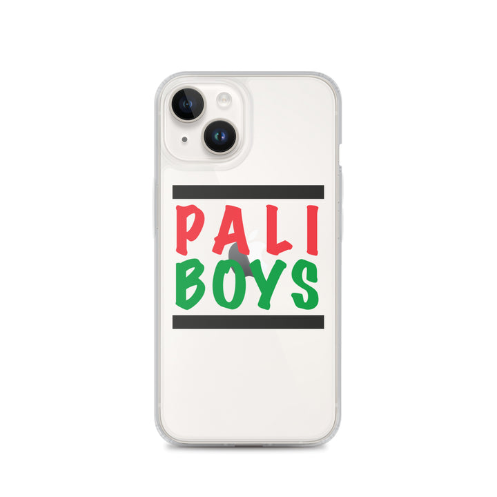Clear Case for iPhone® - Palestinian Boys, iPhone iPhone 14 Case On Phone