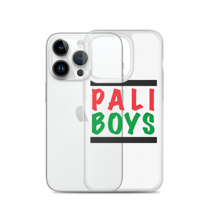 Clear Case for iPhone® - Palestinian Boys, iPhone iPhone 14 Pro Case With Phone