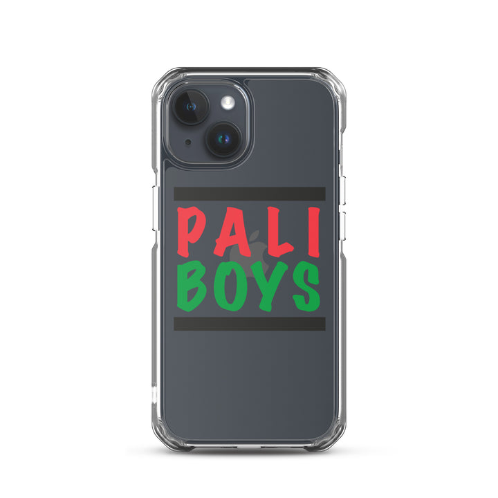 Clear Case for iPhone® - Palestinian Boys, iPhone iPhone 15 Case On Phone