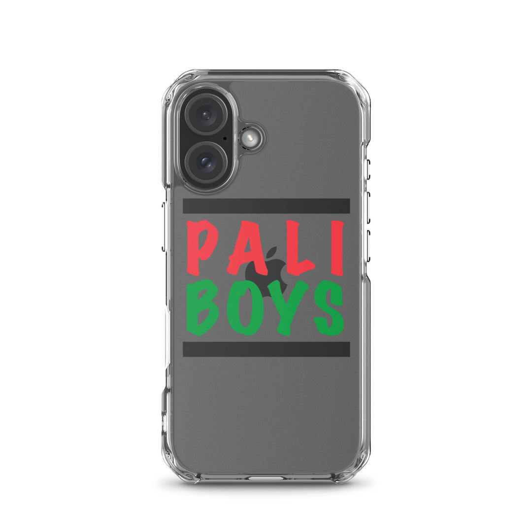 Clear Case for iPhone® - Palestinian Boys, iPhone iPhone 16 Case On Phone