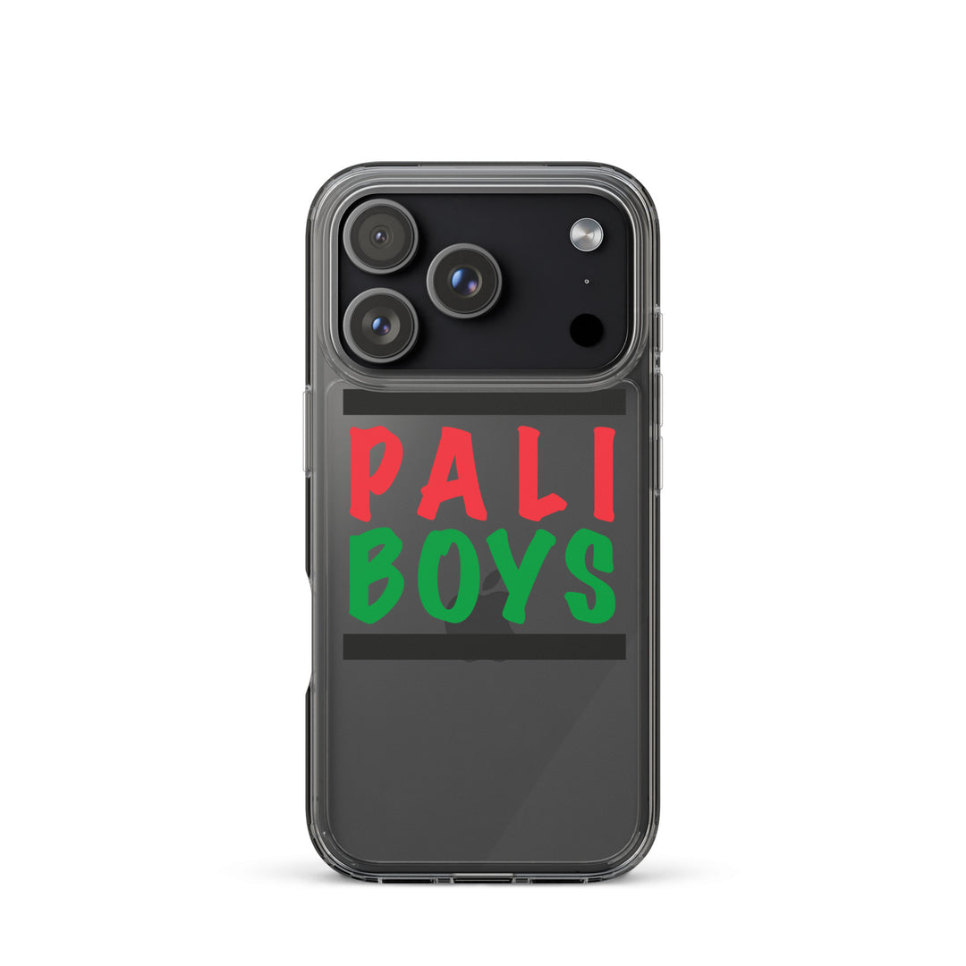 Clear Case for iPhone® - Palestinian Boys, iPhone iPhone 17 Pro Case On Phone