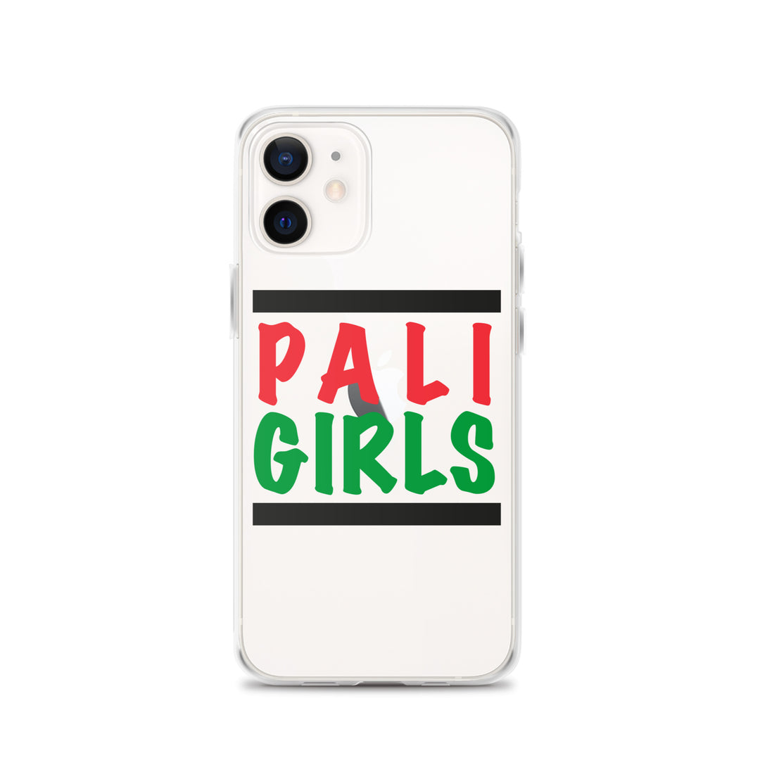 Clear Case for iPhone® - Palestinian Girls, iPhone iPhone 12 Case On Phone