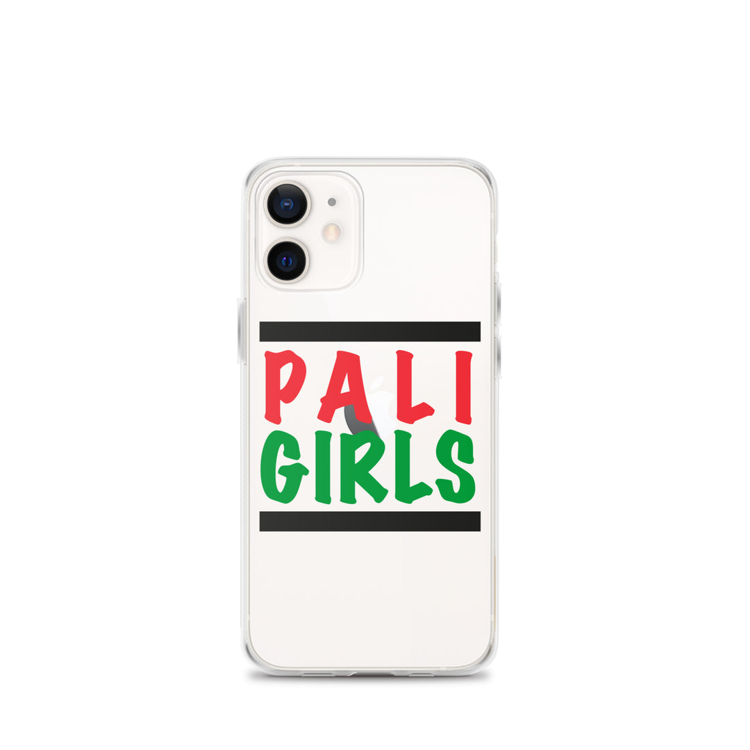 Clear Case for iPhone® - Palestinian Girls, iPhone iPhone 12 Mini Case On Phone