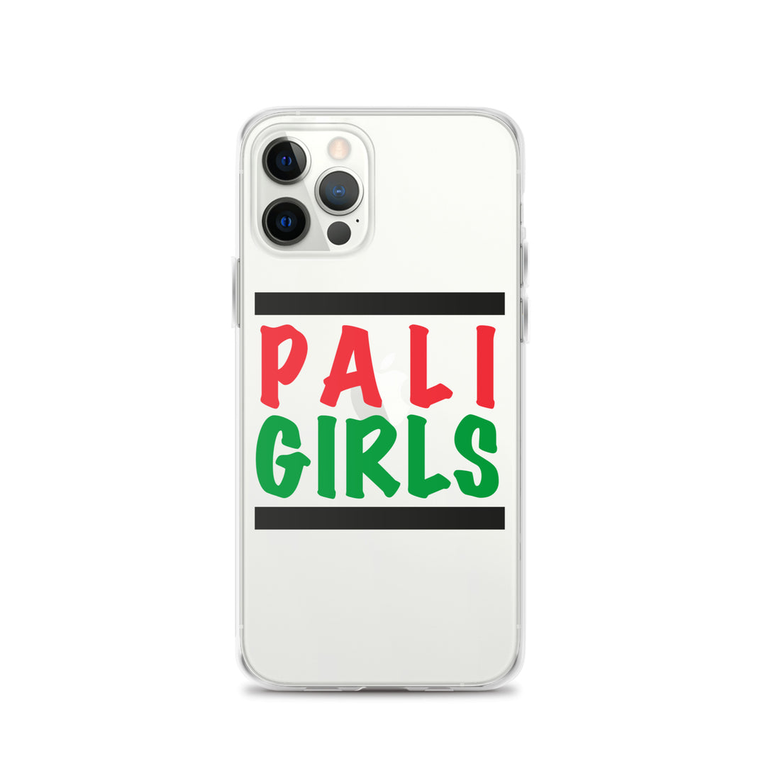 Clear Case for iPhone® - Palestinian Girls, iPhone iPhone 12 Pro Case On Phone