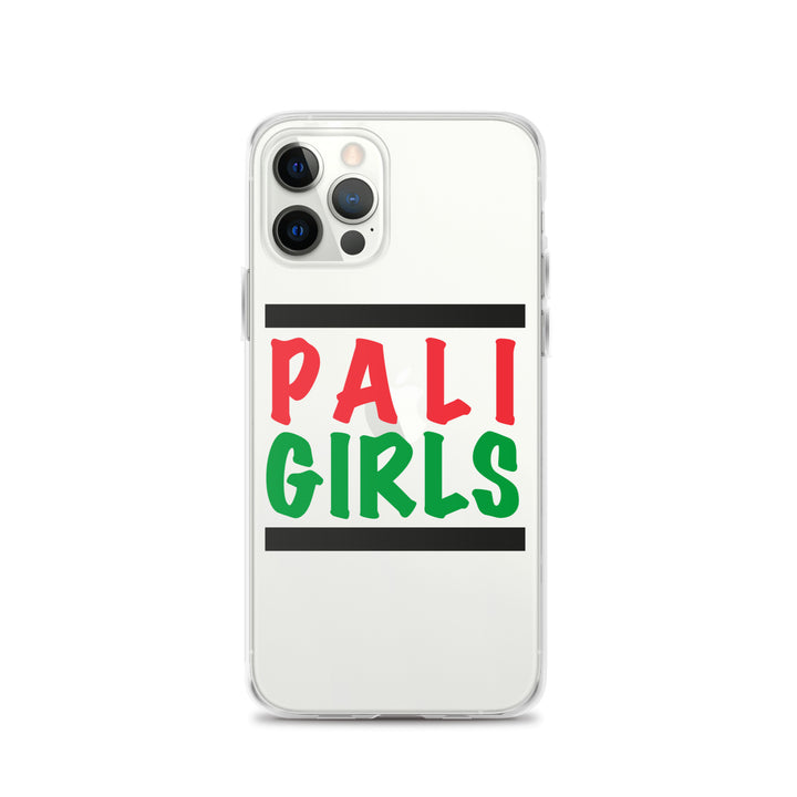 Clear Case for iPhone® - Palestinian Girls, iPhone iPhone 12 Pro Case On Phone