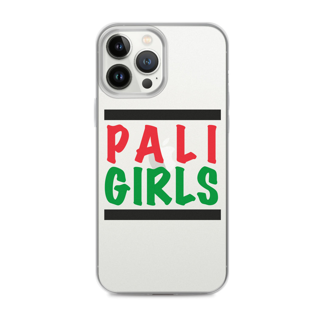 Clear Case for iPhone® - Palestinian Girls, iPhone iPhone 13 Pro Max Case On Phone