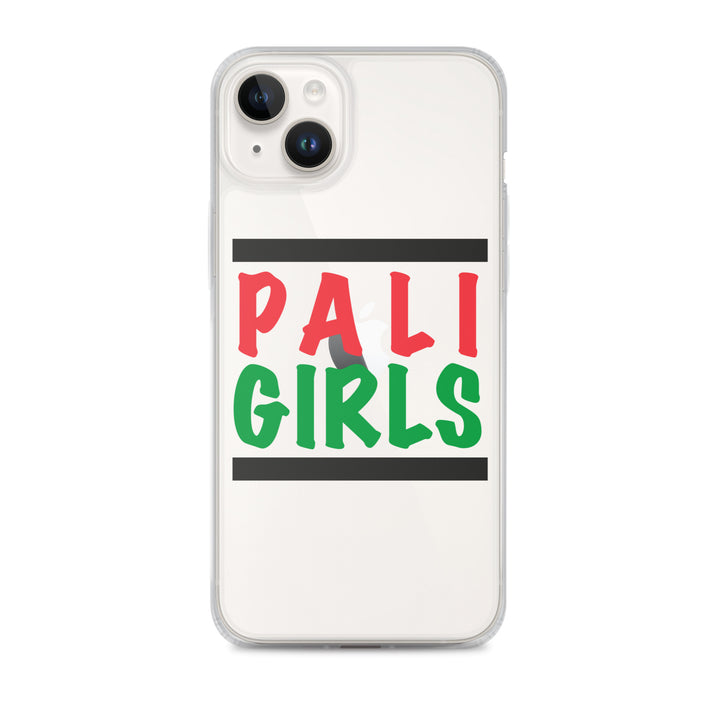 Clear Case for iPhone® - Palestinian Girls, iPhone iPhone 14 Plus Case On Phone