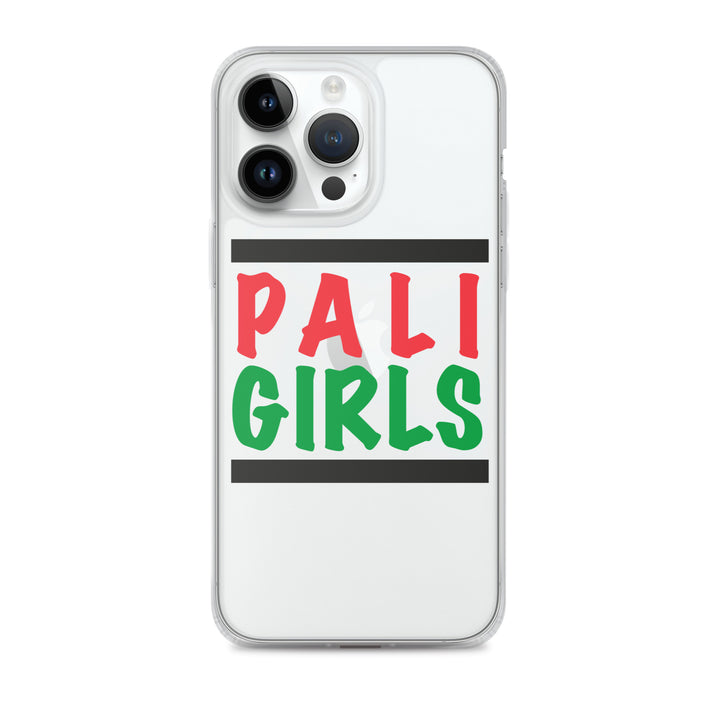 Clear Case for iPhone® - Palestinian Girls, iPhone iPhone 14 Pro Max Case On Phone