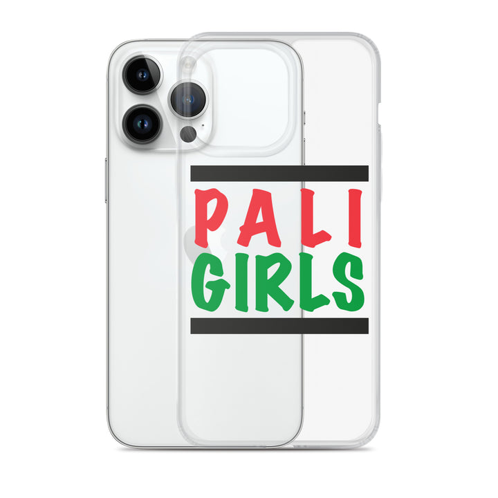 Clear Case for iPhone® - Palestinian Girls, iPhone iPhone 14 Pro Max Case With Phone