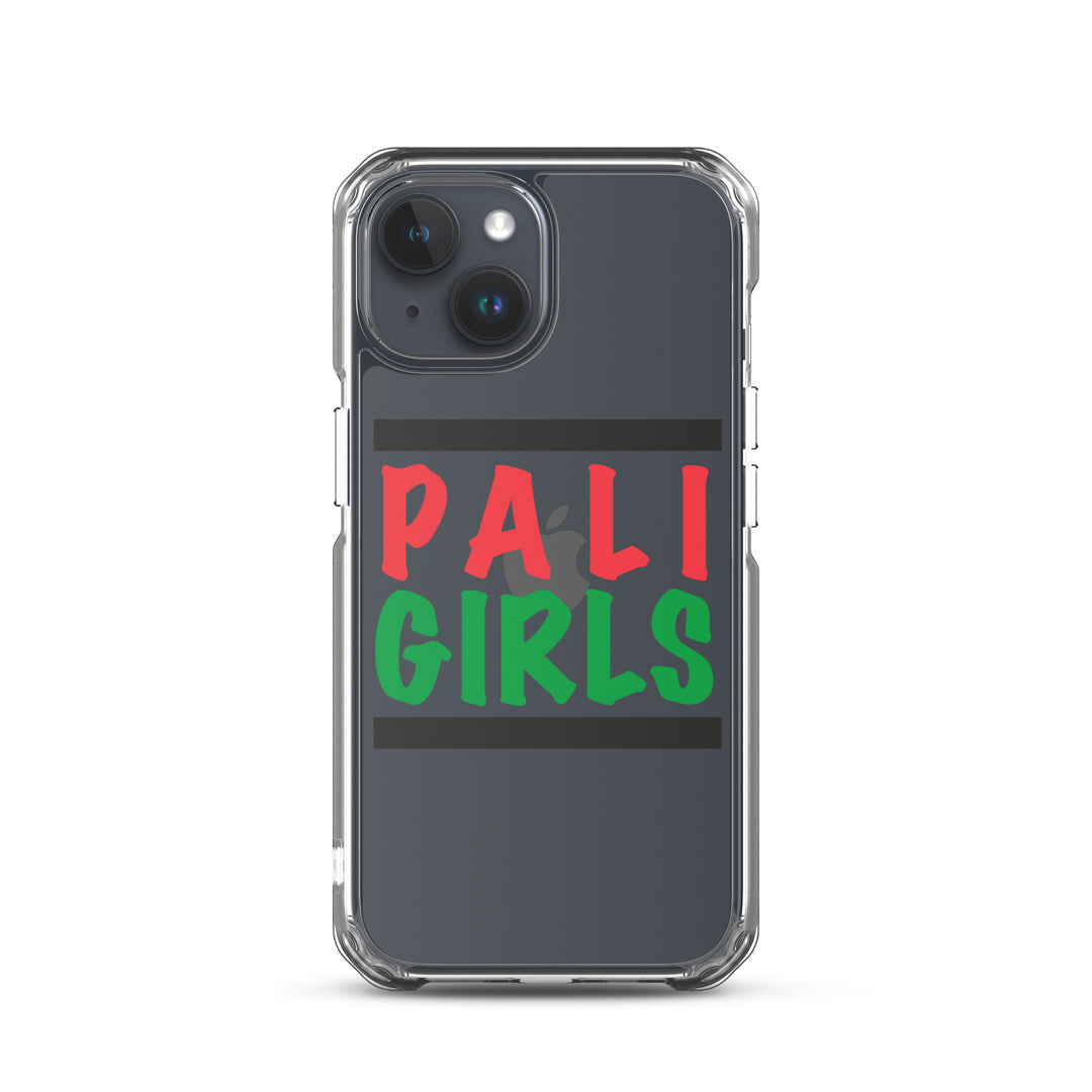 Clear Case for iPhone® - Palestinian Girls, iPhone iPhone 15 Case On Phone