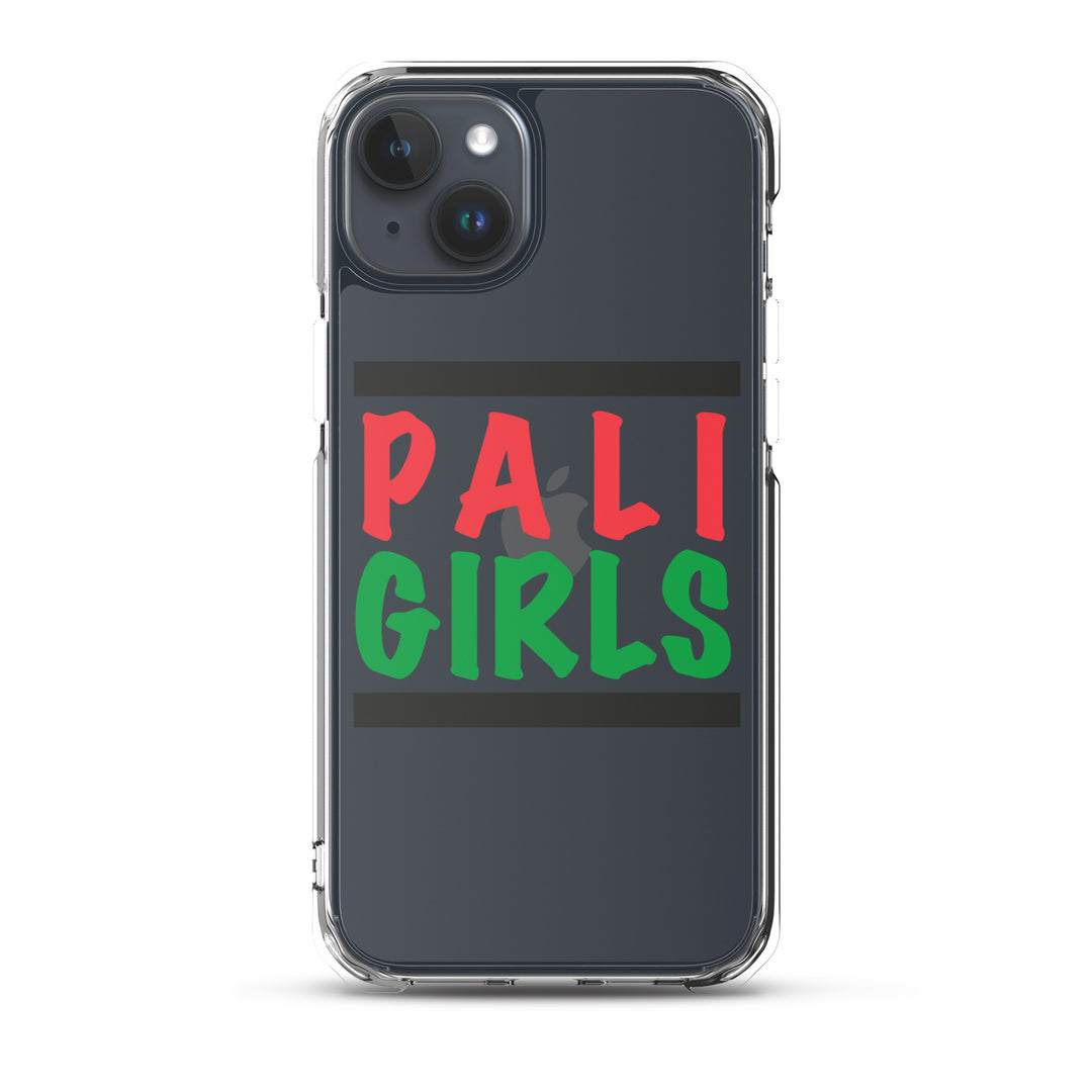 Clear Case for iPhone® - Palestinian Girls, iPhone iPhone 15 Plus Case On Phone