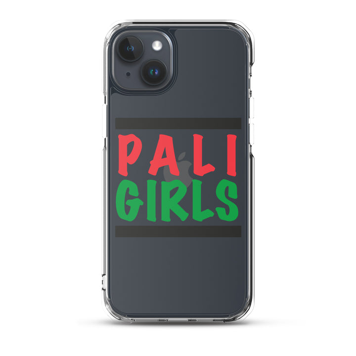 Clear Case for iPhone® - Palestinian Girls, iPhone iPhone 15 Plus Case On Phone