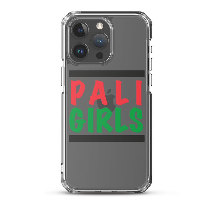 Clear Case for iPhone® - Palestinian Girls, iPhone iPhone 15 Pro Max Case On Phone