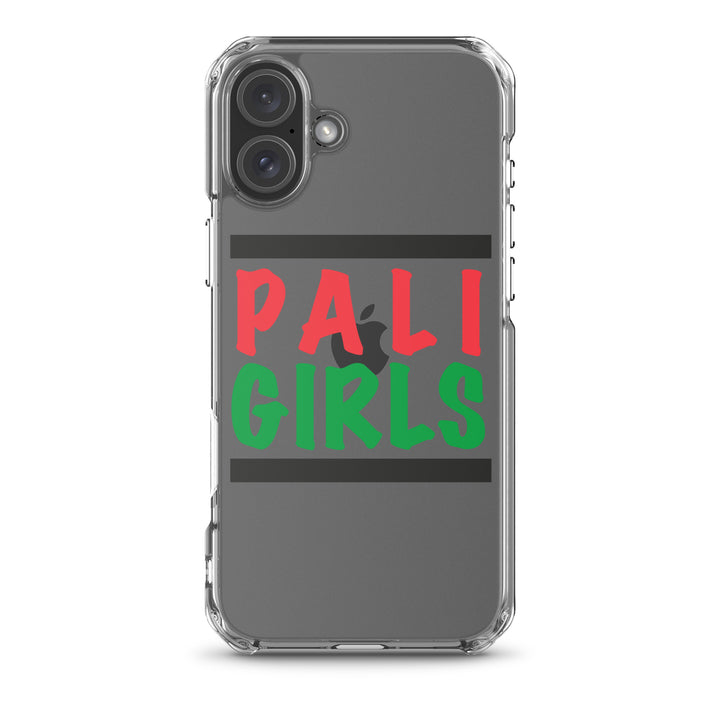 Clear Case for iPhone® - Palestinian Girls, iPhone iPhone 16 Plus Case On Phone