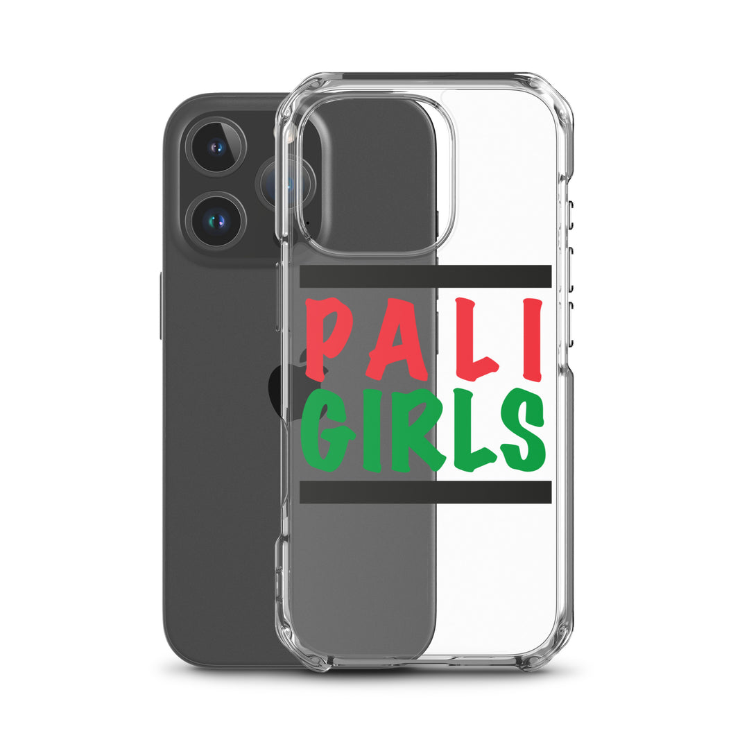 Clear Case for iPhone® - Palestinian Girls, iPhone iPhone 16 Pro Case With Phone