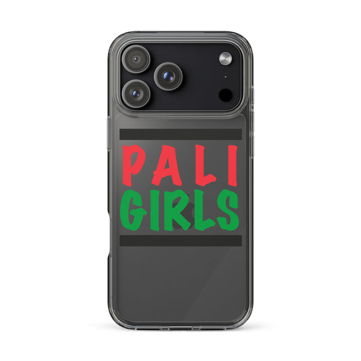 Clear Case for iPhone® - Palestinian Girls, iPhone iPhone 17 Pro Max Case On Phone