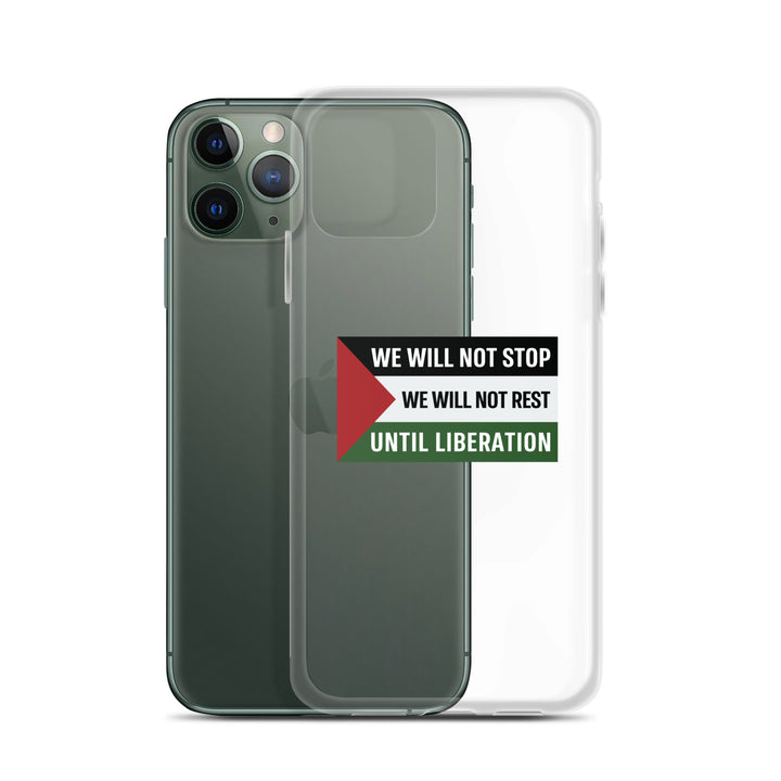 Clear Case for iPhone® - We Will Not Stop, iPhone iPhone 11 Pro Case With Phone