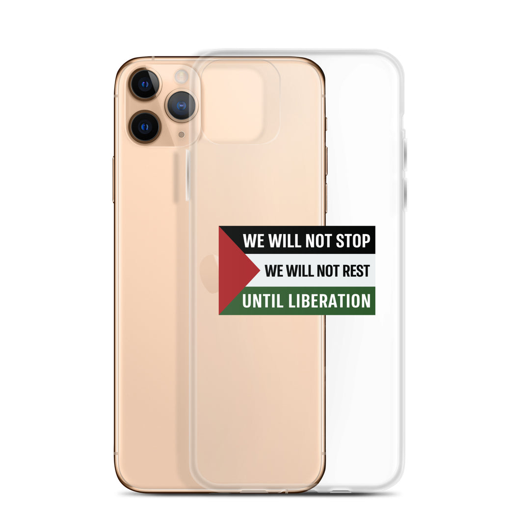 Clear Case for iPhone® - We Will Not Stop, iPhone iPhone 11 Pro Max Case With Phone