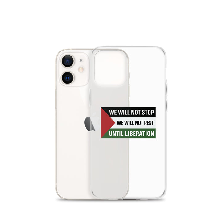 Clear Case for iPhone® - We Will Not Stop, iPhone iPhone 12 Mini Case With Phone