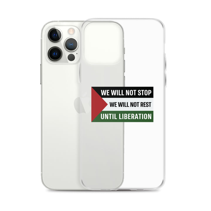 Clear Case for iPhone® - We Will Not Stop, iPhone iPhone 12 Pro Max Case With Phone