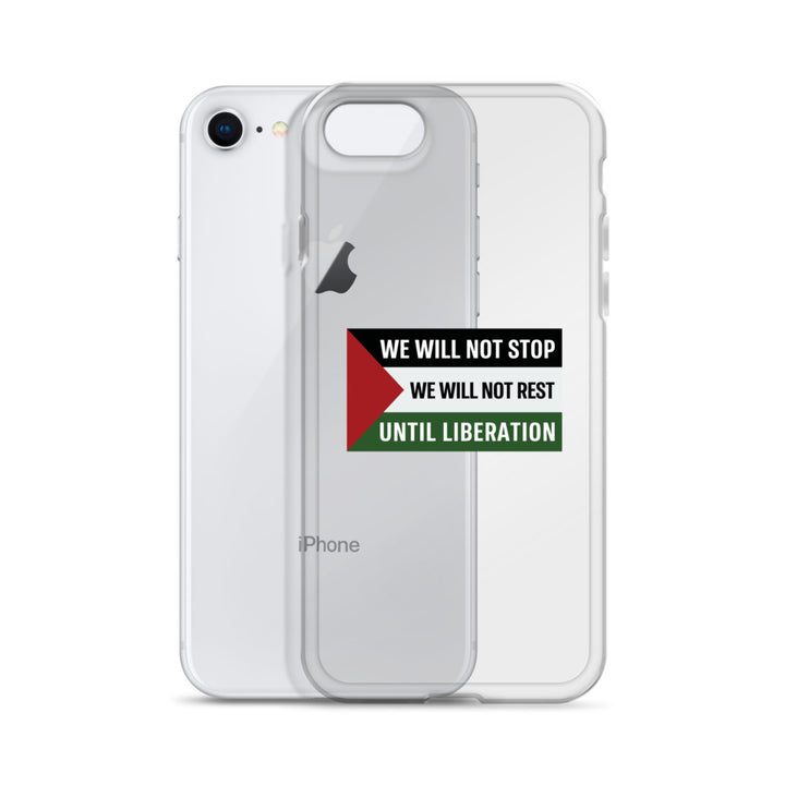 Clear Case for iPhone® - We Will Not Stop, iPhone iPhone 7 8 Case With Phone