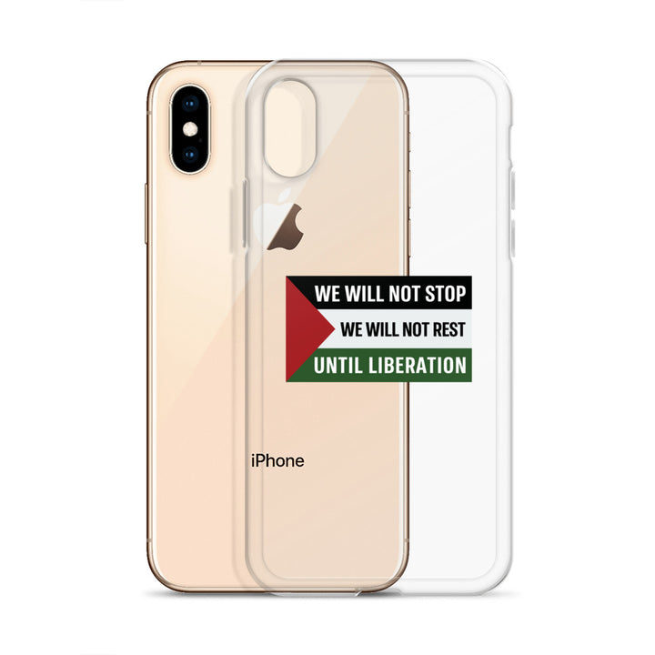 Clear Case for iPhone® - We Will Not Stop, iPhone iPhone X Xs Case With Phone