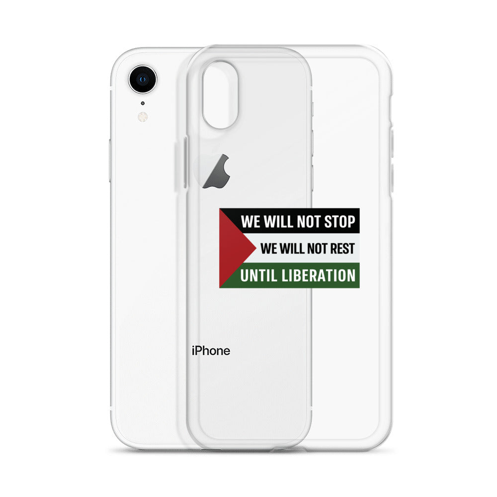 Clear Case for iPhone® - We Will Not Stop, iPhone iPhone Xr Case With Phone