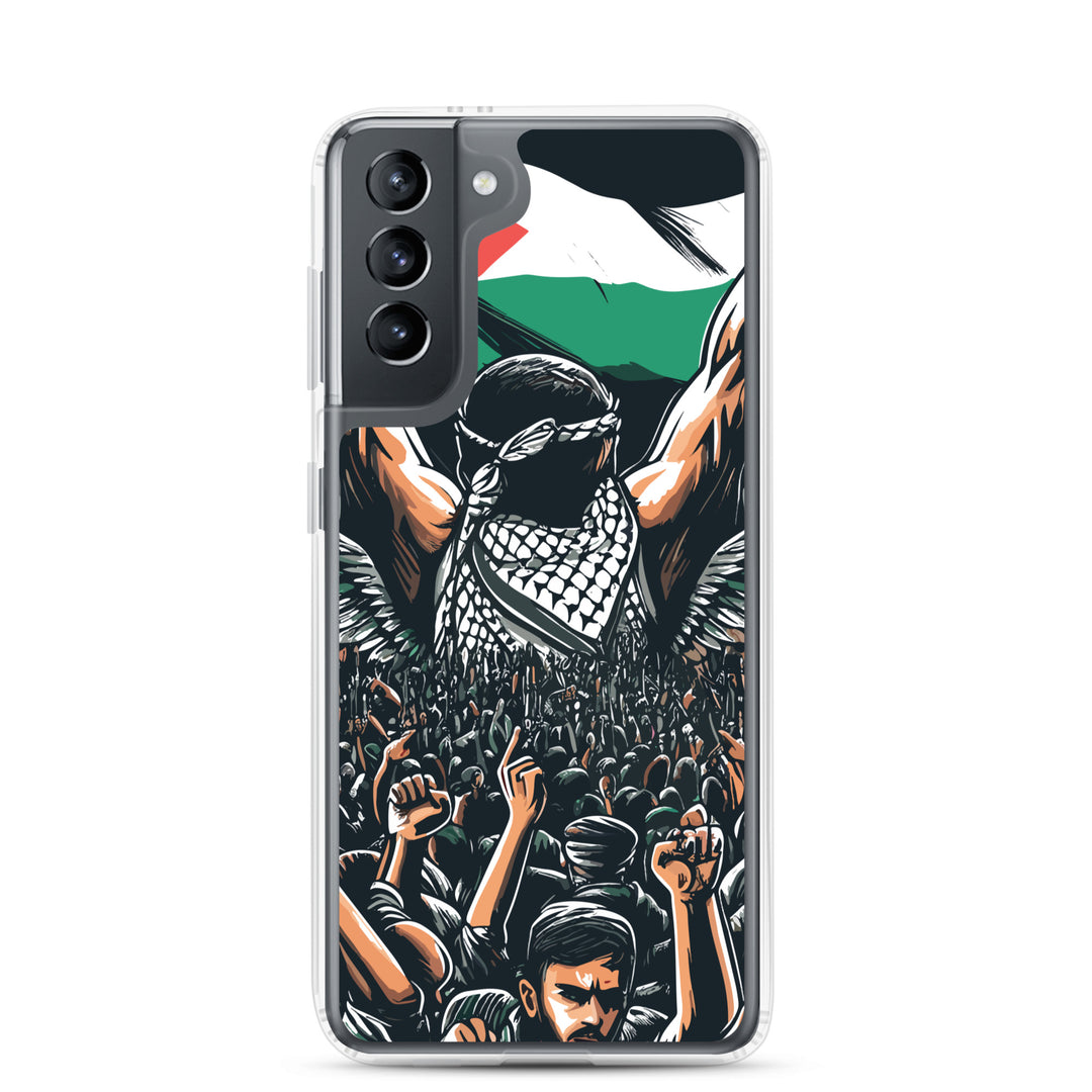 Clear Case for Samsung® - Art by Moh, Samsung Samsung Galaxy S21 Case On Phone