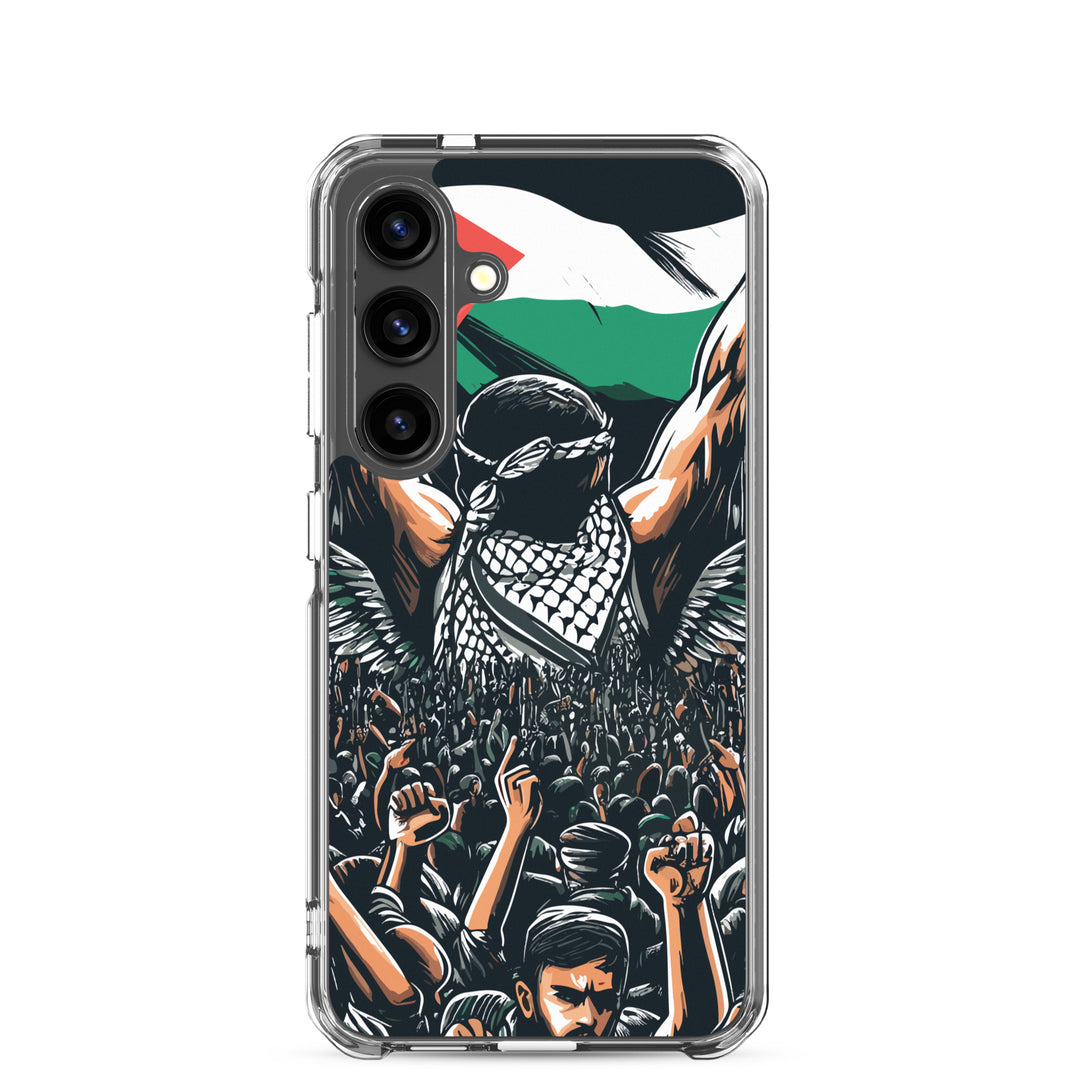 Clear Case for Samsung® - Art by Moh, Samsung Samsung Galaxy S24 Case On Phone