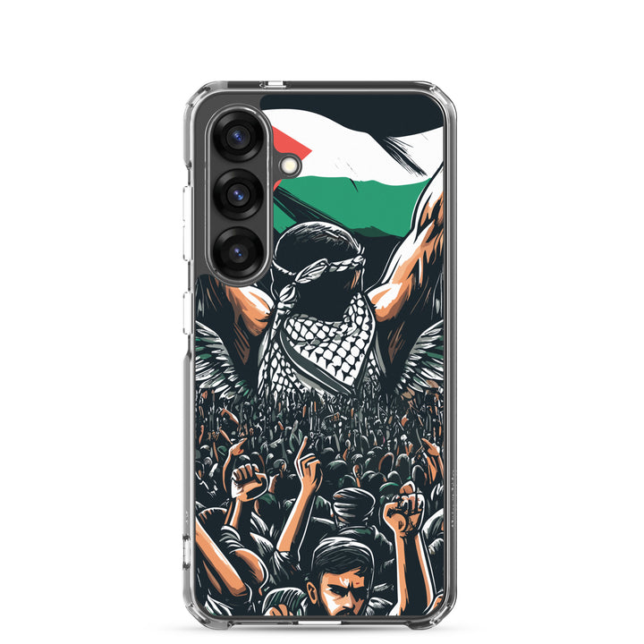 Clear Case for Samsung® - Art by Moh, Samsung Samsung Galaxy S25 Case On Phone