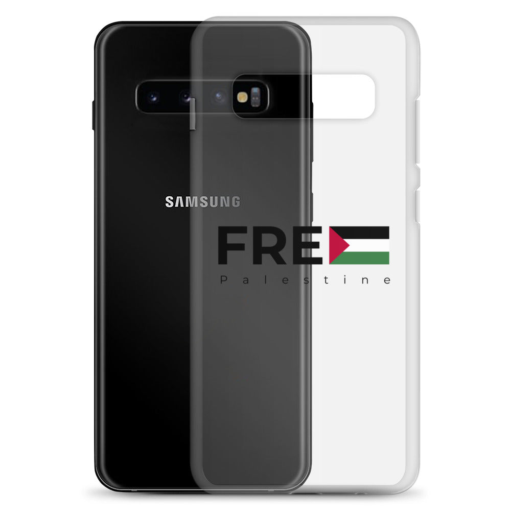Clear Case for Samsung® - Free Palestine, Samsung Samsung Galaxy S10 Case With Phone