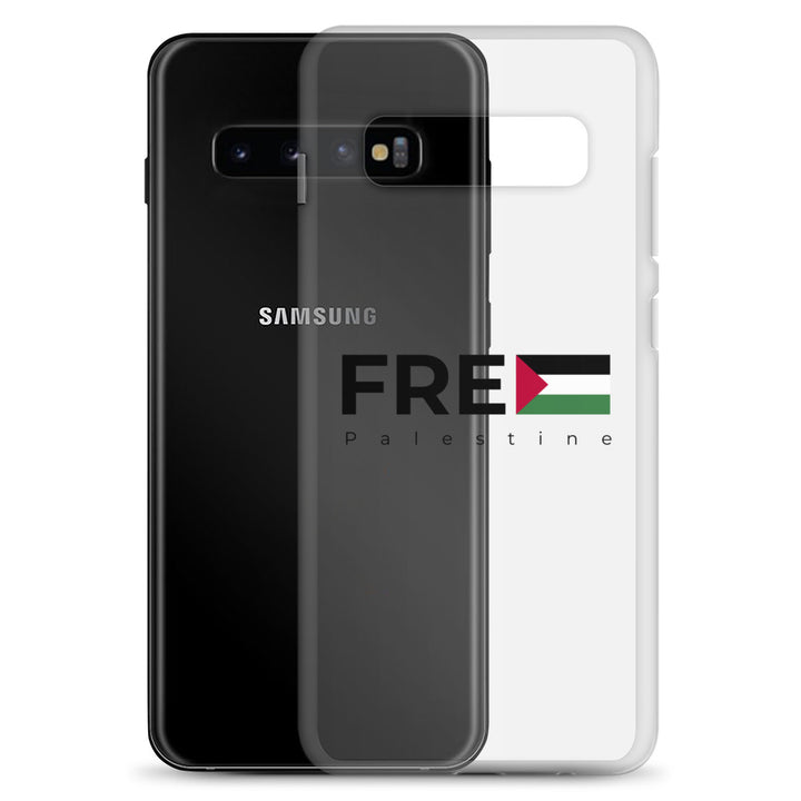 Clear Case for Samsung® - Free Palestine, Samsung Samsung Galaxy S10 Case With Phone