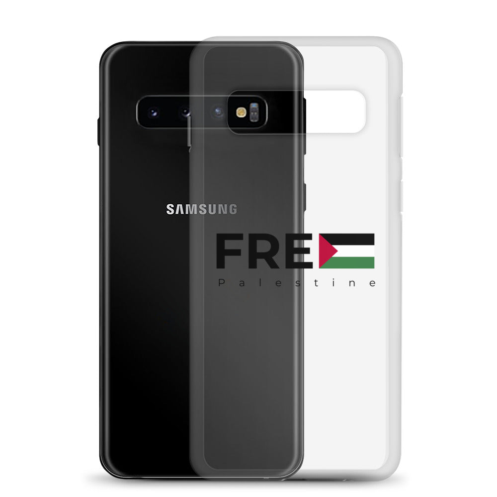 Clear Case for Samsung® - Free Palestine, Samsung Samsung Galaxy S10 Case With Phone
