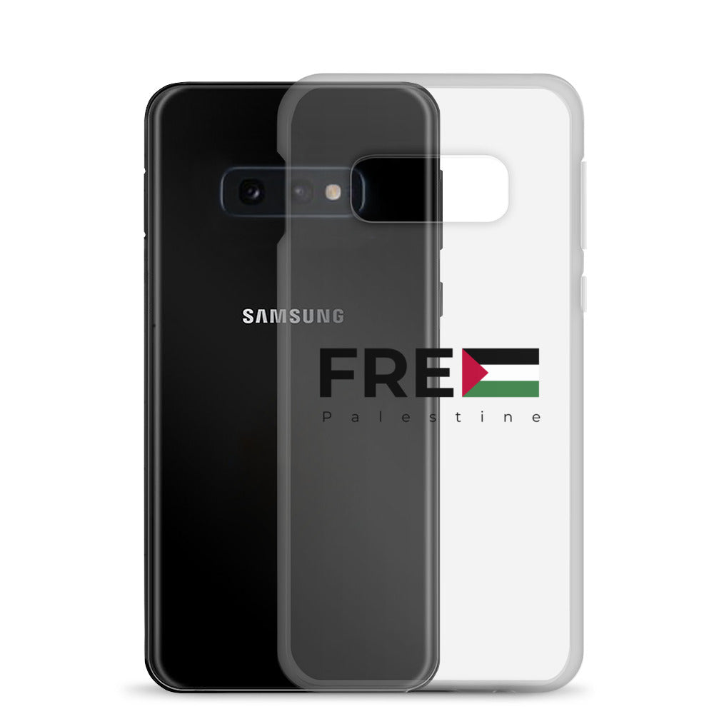 Clear Case for Samsung® - Free Palestine, Samsung Samsung Galaxy S10e Case With Phone
