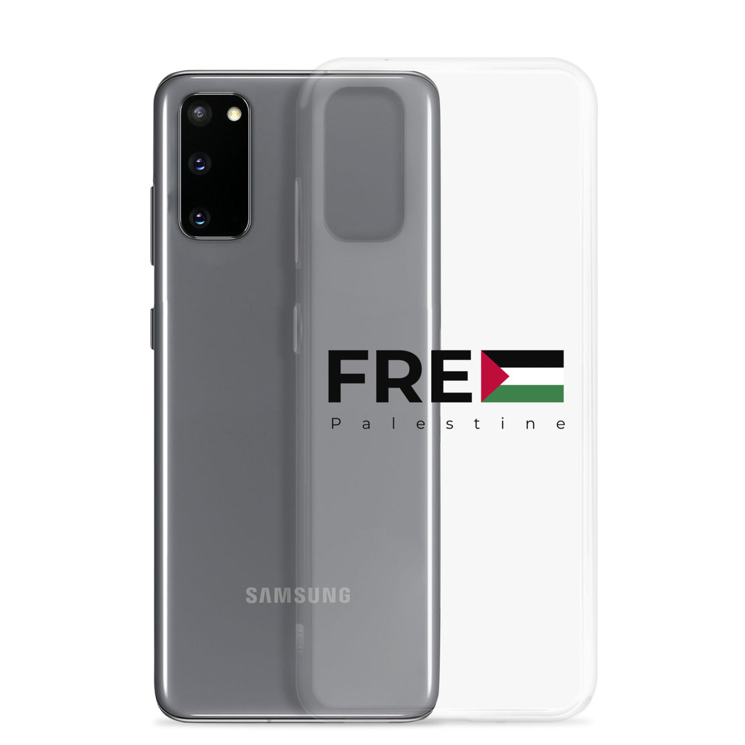 Clear Case for Samsung® - Free Palestine, Samsung Samsung Galaxy S20 Case With Phone