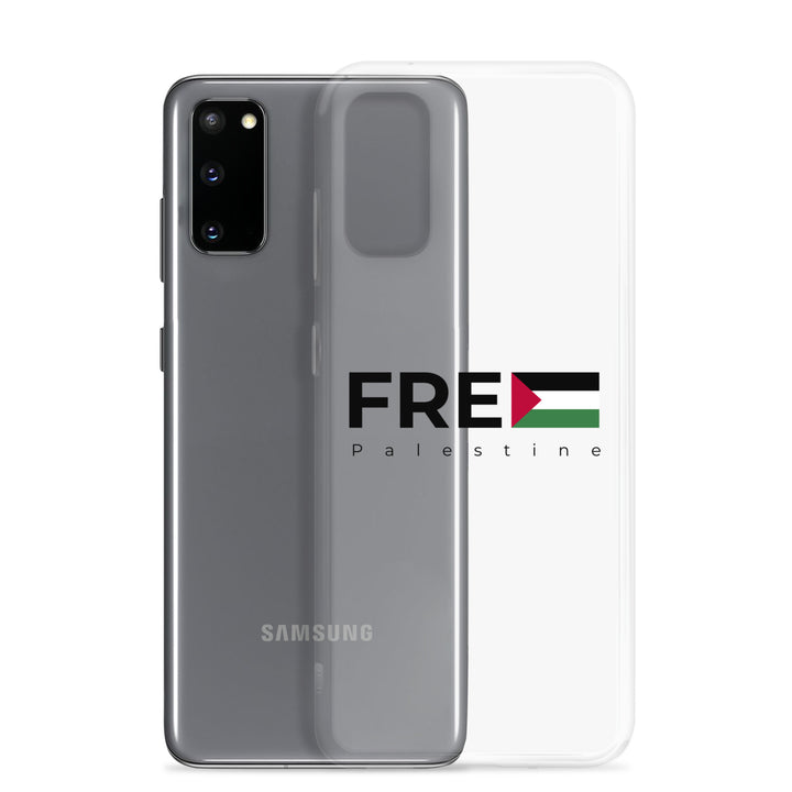 Clear Case for Samsung® - Free Palestine, Samsung Samsung Galaxy S20 Case With Phone