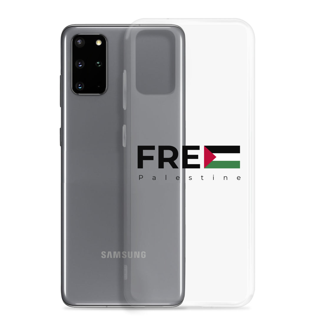 Clear Case for Samsung® - Free Palestine, Samsung Samsung Galaxy S20 Plus Case With Phone