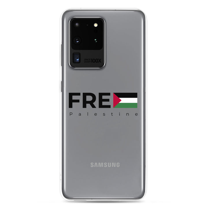Clear Case for Samsung® - Free Palestine, Samsung Samsung Galaxy S20 Ultra Case On Phone