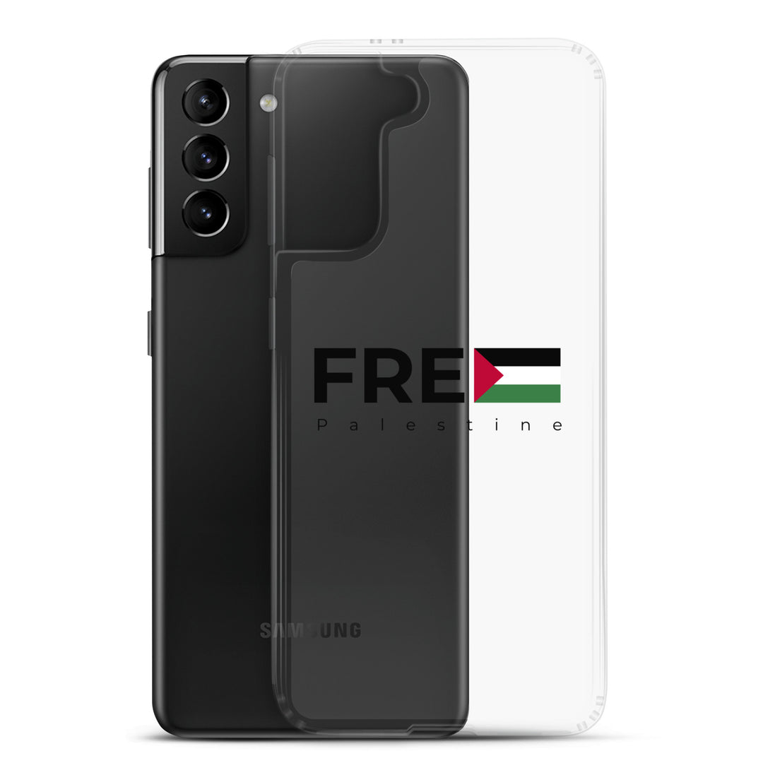 Clear Case for Samsung® - Free Palestine, Samsung Samsung Galaxy S21 Plus Case With Phone