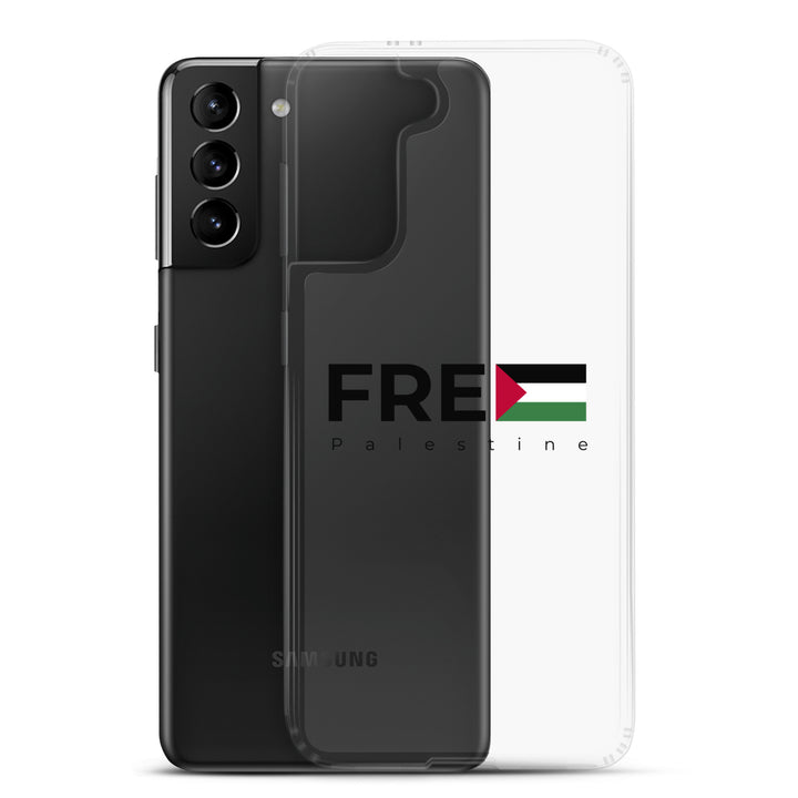 Clear Case for Samsung® - Free Palestine, Samsung Samsung Galaxy S21 Plus Case With Phone