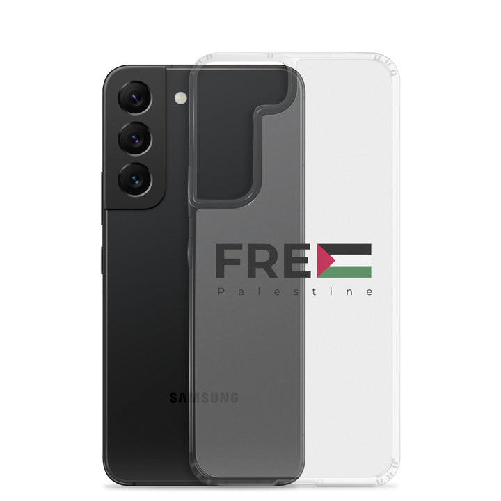 Clear Case for Samsung® - Free Palestine, Samsung Samsung Galaxy S22 Case With Phone