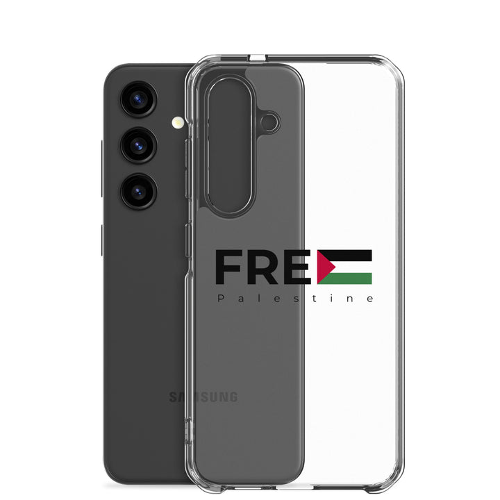 Clear Case for Samsung® - Free Palestine, Samsung Samsung Galaxy S24 Case With Phone