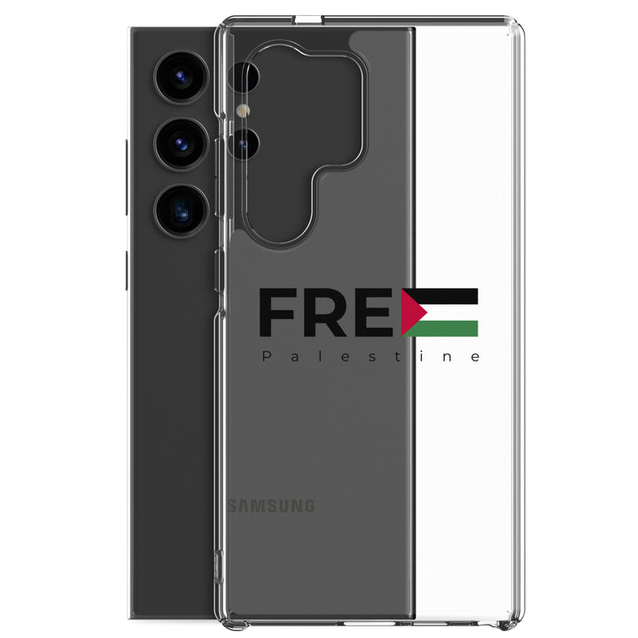 Clear Case for Samsung® - Free Palestine, Samsung Samsung Galaxy S24 Ultra Case With Phone