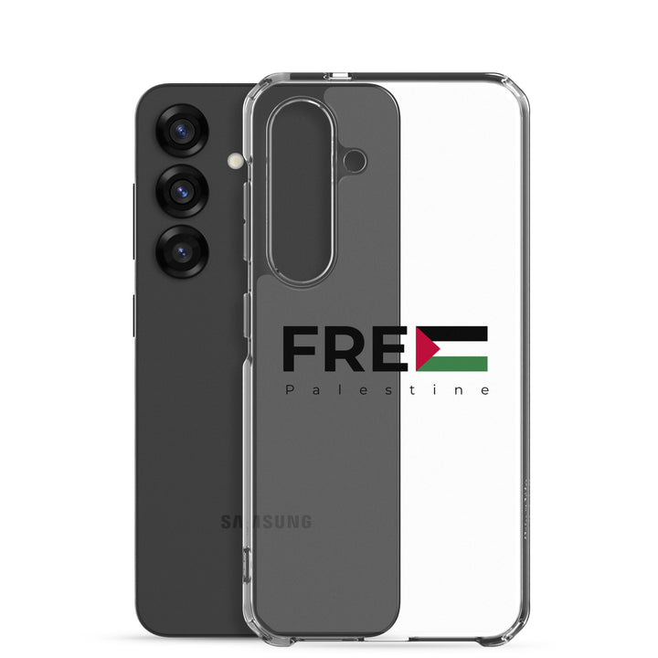 Clear Case for Samsung® - Free Palestine, Samsung Samsung Galaxy S25 Case With Phone